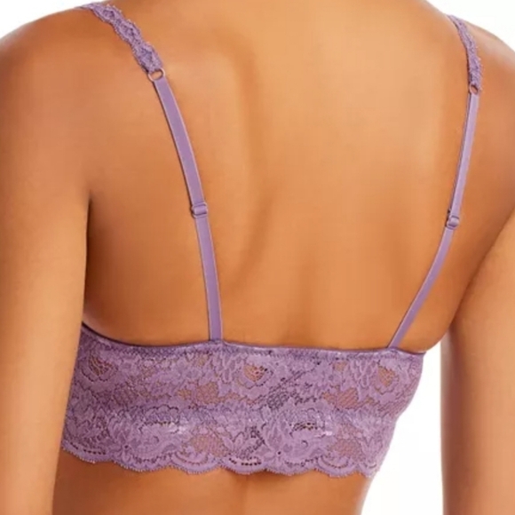 Cosabella Never Say Never Sweetie Soft Bra Camisol Icy Violet - Size XL - Picture 2 of 13